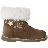 Vertbaudet - Babyboots - Gevoerd - Leer - Met Ritssluiting - Borduurwerk Harten en Sterren