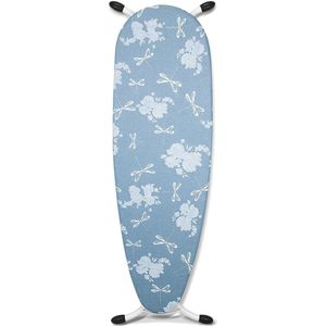 TheLau ® Strijkplank met Verstelbare Hoogte, Hittebestendige Bekleding en Stevige Constructie, 122 x 38 cm
