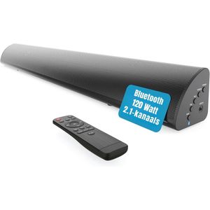SNJY® Soundbar met Subwoofer en Surroundgeluid - TV Speaker - Home Cinema - 120 W - Zwart