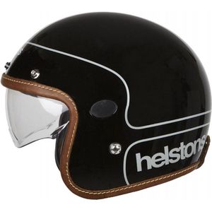 Helstons Corporate Carbon Fiber Black Jet Helmet 2XL - Maat 2XL - Helm