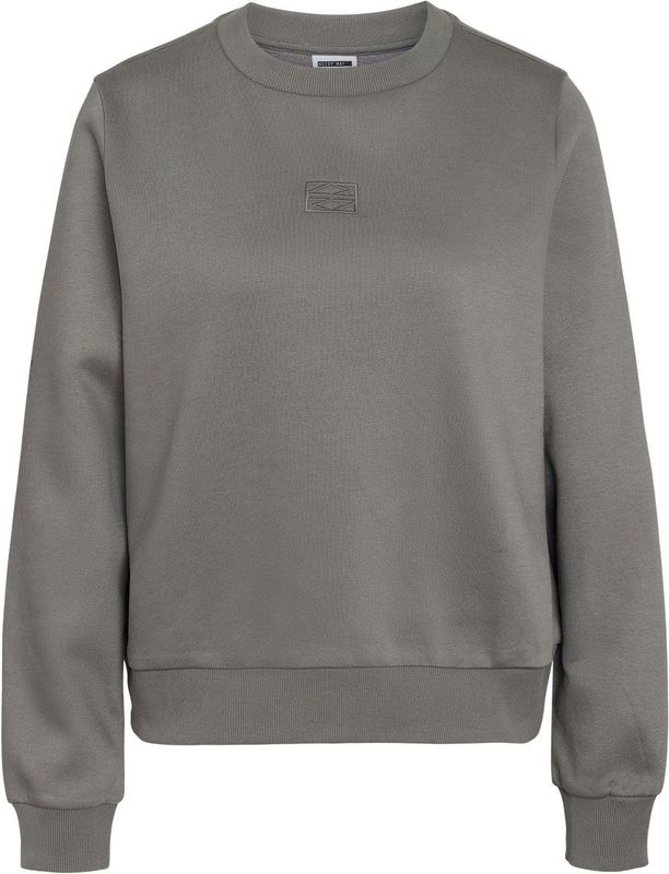 Noisy may - Nmfaith O-neck Sweat - Trui - Charcoal Grey - Dames