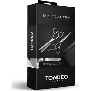Tondeo - Expert Collection Left Box - Kappersscharen - Inclusief Carat Offset 5.5 Knipschaar en Carat Offset 5.25 Coupeschaar