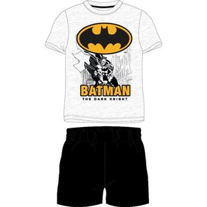 Batman shortama/pyjama the dark knight katoen grijs/zwart maat 104
