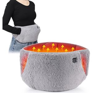 Zeynomax - USB-verwarmingsriem voor onderrugpijnverlichting en handwarmer, USB-elektrisch massage- en verwarmingskussen