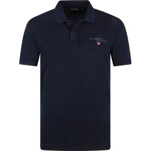 Napapijri - Polo Elbas Navy Blauw - Modern-fit - Heren Poloshirt Maat L