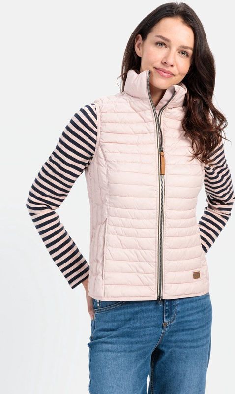 camel active - Gewatteerd Vest - Roze - Gerecycled Polyamide