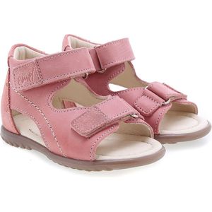 Emel Meisjes Sandalen - Baby Sandalen Leder - Velcro - Roze - Maat 24