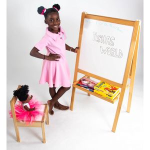 iishasworld - Bala Bala Noealia haarelastiek met fuchsia balletjes van 2 cm groot per 5 stuks verpakt