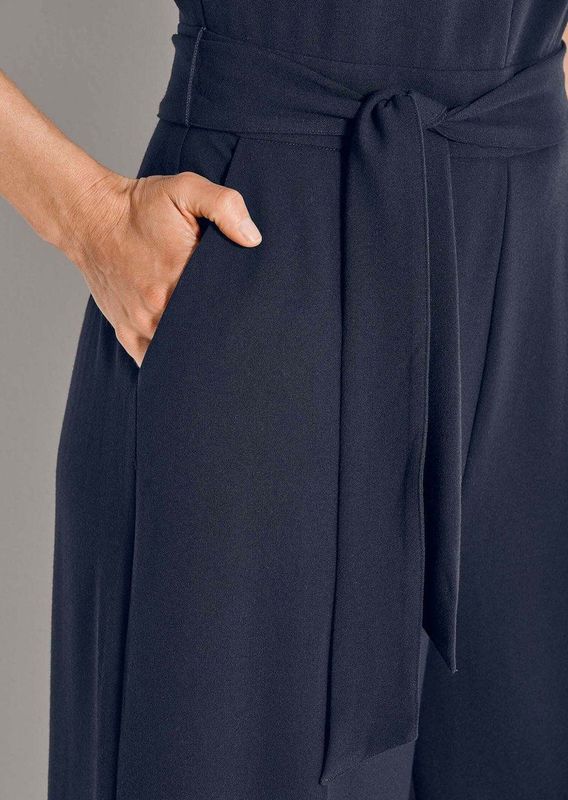 MADELEINE Overall Eleganter Jumpsuit mit Stehkragen