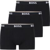 BOSS - Korte Boxershorts Power 3-Pack Zwart 001 - Heren - Maat S - Body-fit