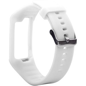 Siliconen sport polsband voor POLAR A360 / A370 (wit)