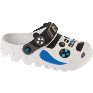Skechers Foamies: Zaggle - Hydro-Pointz, voor een jongen, Wit, Slippers, maat: 32