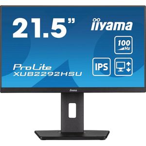 21.5 inch Full HD IPS Monitor met 100Hz en Ergonomische Hoogte-instelling