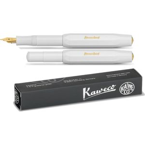 Kaweco Classic Sport - Vulpen - Extra Fine punt - Wit