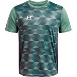 Under Armour - Challenge Print - T-shirt - Groen - Korte Mouwen - Kinderkleding