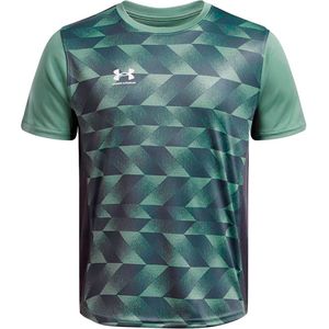 Under Armour - Challenge Print - T-shirt - Groen - Korte Mouwen - Kinderkleding