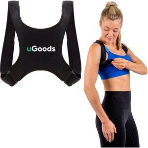 uGoods® Postuur Corrector - Houding Correctie - Rug Brace tegen Rugklachten – Verstelbare Rugband