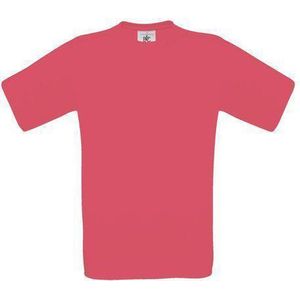 B&C Exact 150 Kids T-shirt Fuchsia Maat 9/11 (onbedrukt - 5 stuks)
