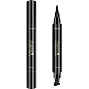 Eyeliner met wing stempel - Zwarte oog stempel - 2 in 1 - Eyeliner Tool - Wing stamp