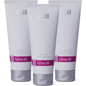 JANZEN Shower Scrub Fuchsia 69 3-pack