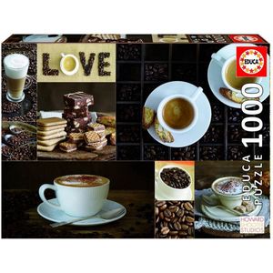 Legpuzzel - 1000 stukjes - Koffie - Educa Puzzel
