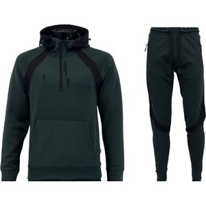 Hitman - Trainingspak Heren - Joggingpak Heren - Sportkleding Heren - Cadeau voor Man - Donker Groen - Maat L