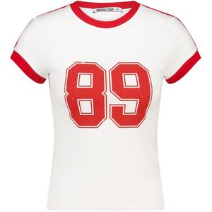 America Today - T-shirt - Jersey - Ronde Hals - Korte Mouwen