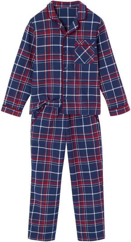 ENVIE DE FRAISE - Capsulecollectie Kerst - Flanelen Kinderpyjama - Bordeauxrood