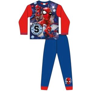 Marvel Spiderman - Pyjama - Maat 104/110 - Spider-Man - Blauw
