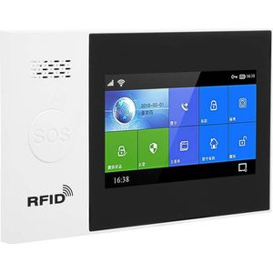 Alarmsysteem - Sirene - Smart Home Security System - App-bediening - Tuya Smart Alarm - Draadloos - 433MHz WiFi - 4G - Tuya - Wit