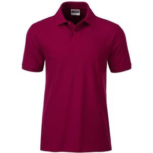 James and Nicholson Heren Basis Polo (Wijn Paars)