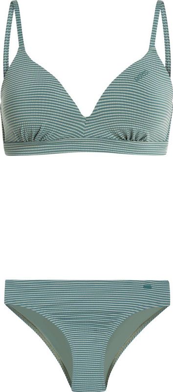 Protest - PRTBRITA - Beugelbikini - Gestructureerde Gestreepte Stof
