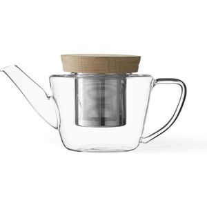 Viva Scandinavia - Infusion Theepot - 500 ml - 10.5x10.5x20 cm - Transparant