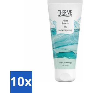 Therme - Finn Sauna - Douche Scrub - Verfrissend - Verzorgend - 200ml - Bulkverpakking - 10 stuks