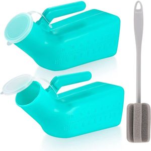 MKSS® Urinaal Mannen - Plasfles Vrouw - Met Deksel