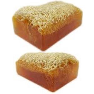 NATUURLIJKE LUFFA ZEEP/GEITEN MELK&HONING ESSENCE (2 STUKS)