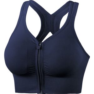 LET OP Valt 1 maat kleiner - Sportbeha  - Fitness beha - sport beha met rits - sport beha voorsluiting  - sport beha shock - Anita Compressie beha  - YOGA -