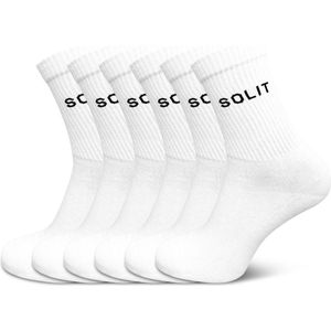 Beste hoge sokken - Sport sokken - 6-paar - 78% katoenen sokken - Maat 39-42 - voor Dames en Heren - Naadloze sokken - crew sokken