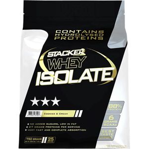 Stacker 2 - Whey Isolate - 750 Gram - Cookies&Cream