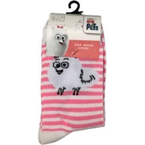 The secret life of Pets kindersokken - Maat 31-34 - Multicolor - 3 paar