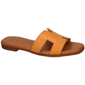 Oh! My Sandals -Dames - oranje - slippers & muiltjes - maat 40