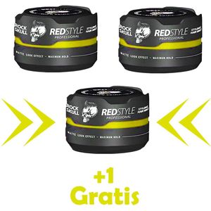 Redstyle Haarwax Rude Skull 150ml 2 Stuks +1 Gratis