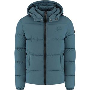 Malelions - Donn Puffer Jacket - Blauw - Korte Pufferjas