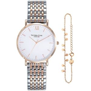 Victoria Hyde - ""Primrose Classic Bicolor"" cadeauset - Rosé goud zilver - Dames