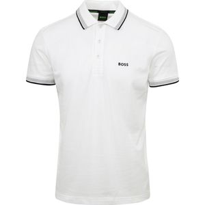 BOSS - Paddy Polo Wit - Regular-fit - Heren Poloshirt Maat M