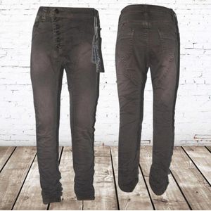 Meisjesbroek denim bruin -s&C-98/104-Broek