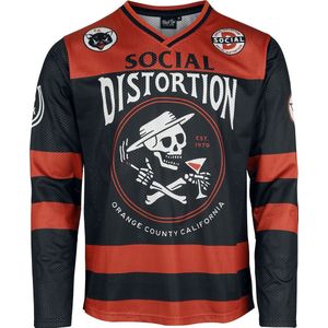 Social Distortion Hockey Jersey Heren Jersey - meerkleurig - M