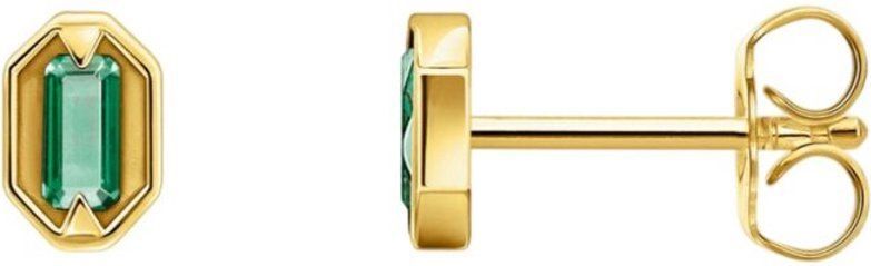 Thomas Sabo - H2264-472-6 - Oorknoppen - Unisex - Geel Goud Verguld - Gerecycled Zilver