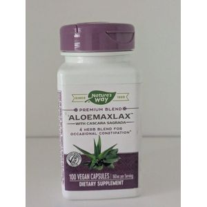 Nature's Way, AloeMaxLax™, Premium Blend, 100 Vegan Capsules