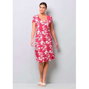 Alba Moda Jerseykleid Jerseykleid mit Raffung